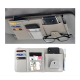 Car Styling Visor Organizer Auto Sun Visor Storage Pouch Car Organizer